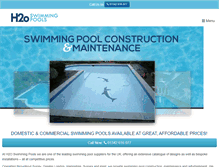 Tablet Screenshot of h2oswimmingpools.co.uk